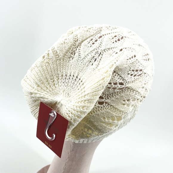 MOSSIMO🌺Lightweight Lace Knitted Sloughy Beanie Hat - Picture 3 of 5